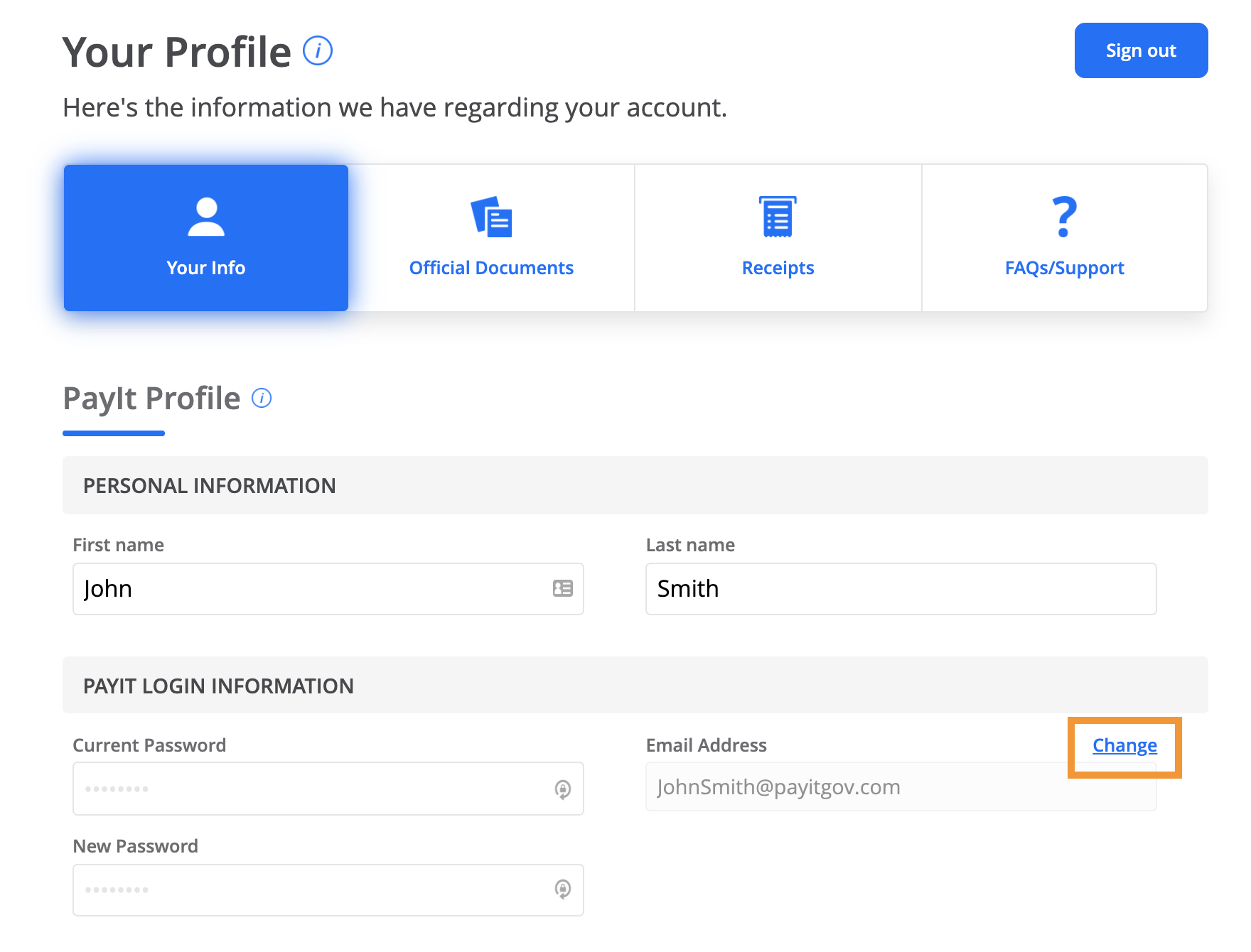How do I change my email address? myBeaufortCo