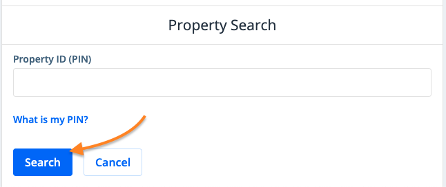 Search for property form